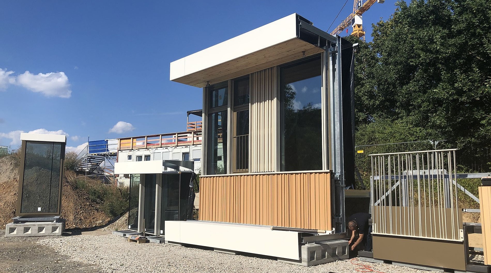 Musterfassade von Rechts - JSH Heilbronn