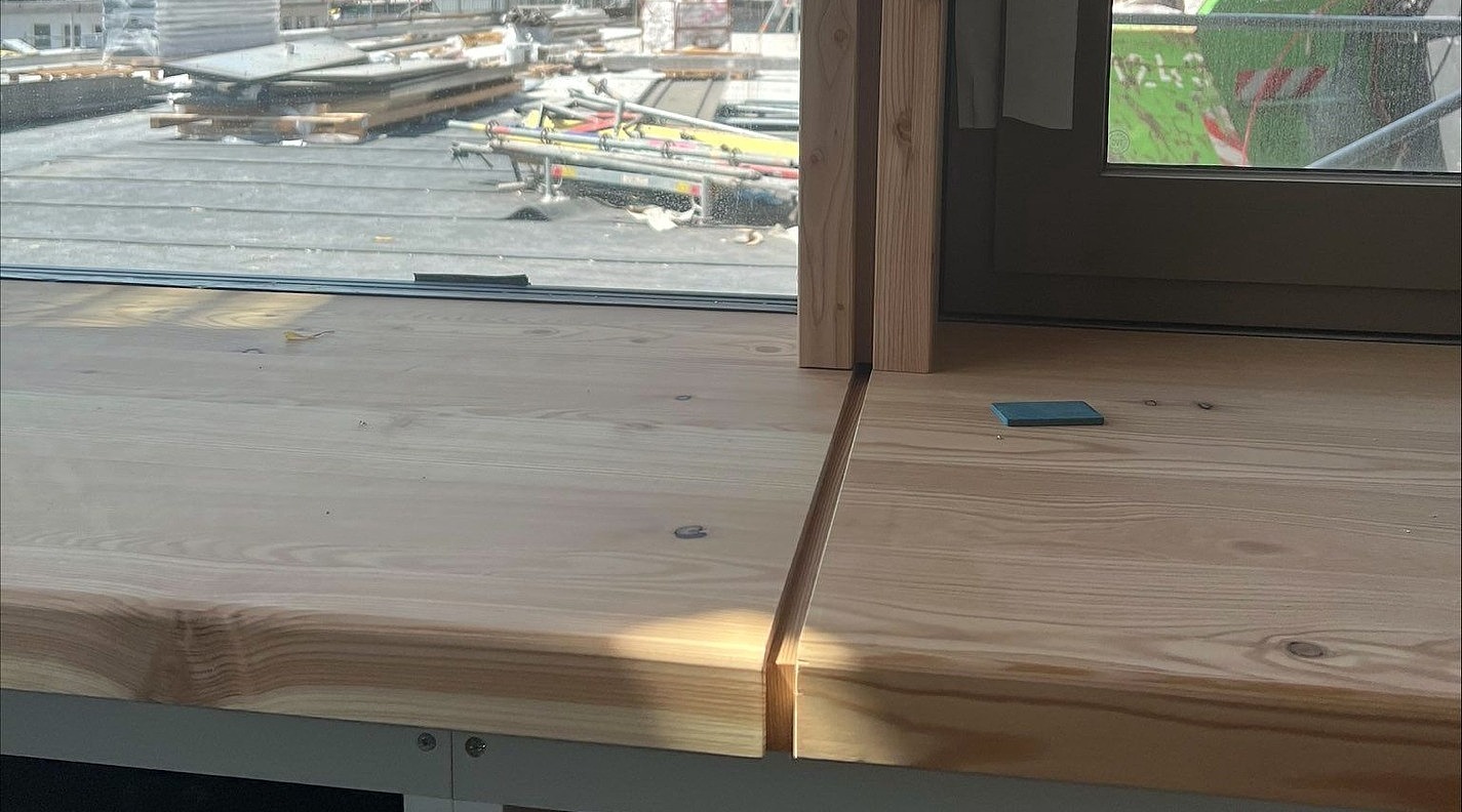 Sitzbank u. Pfosten in Holz - JSH Heilbronn